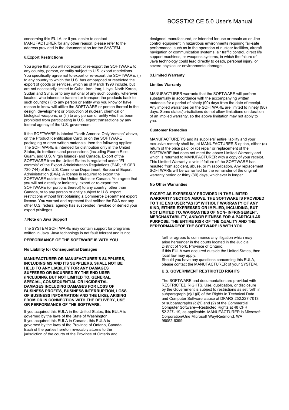 Bosstx2 ce 5.0 user's manual | Epson Windows-Based Terminal BOSSTX2 CE 5.0 User Manual | Page 9 / 88