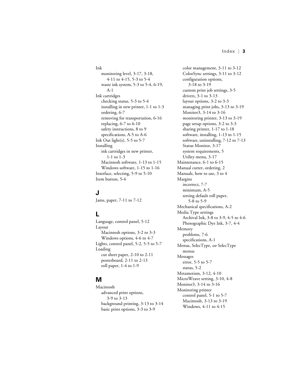 Epson StylusPro10000 User Manual | Page 161 / 168