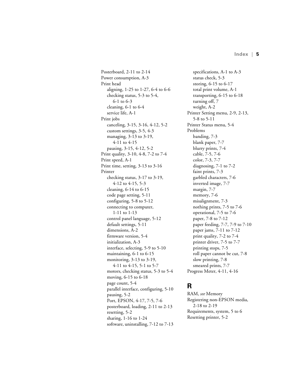 Epson StylusPro10000 User Manual | Page 163 / 168