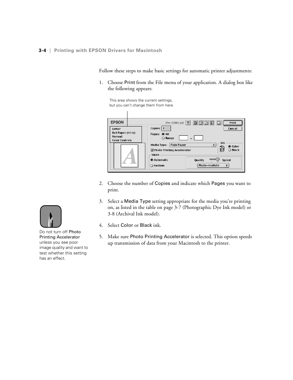 Epson StylusPro10000 User Manual | Page 70 / 168