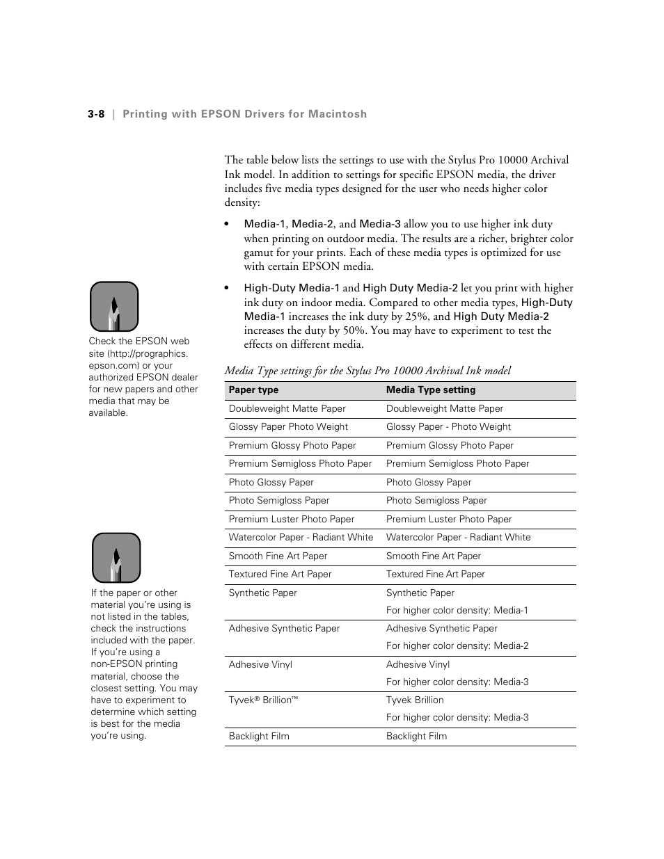 Epson StylusPro10000 User Manual | Page 74 / 168