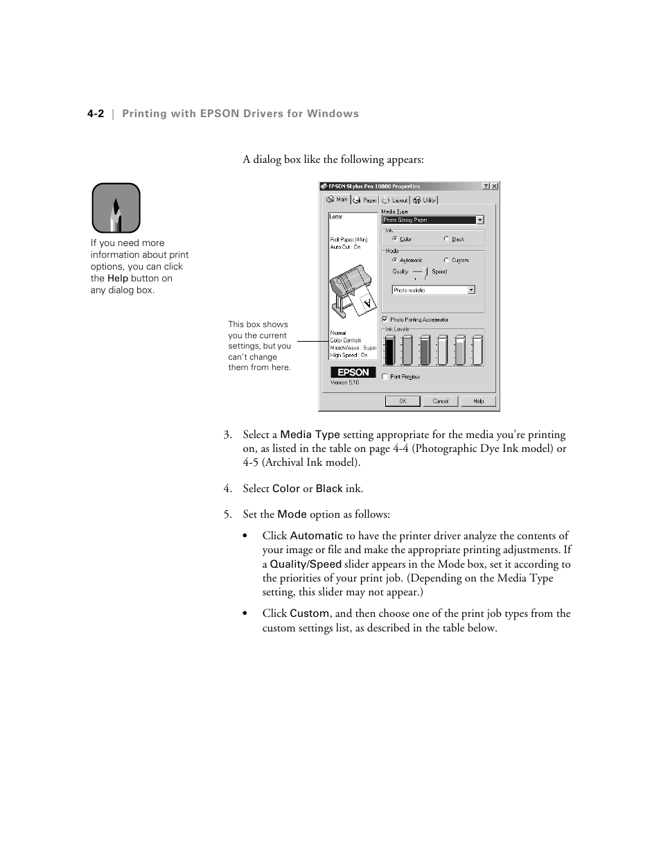 Epson StylusPro10000 User Manual | Page 88 / 168