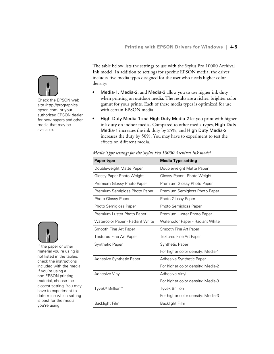 Epson StylusPro10000 User Manual | Page 91 / 168