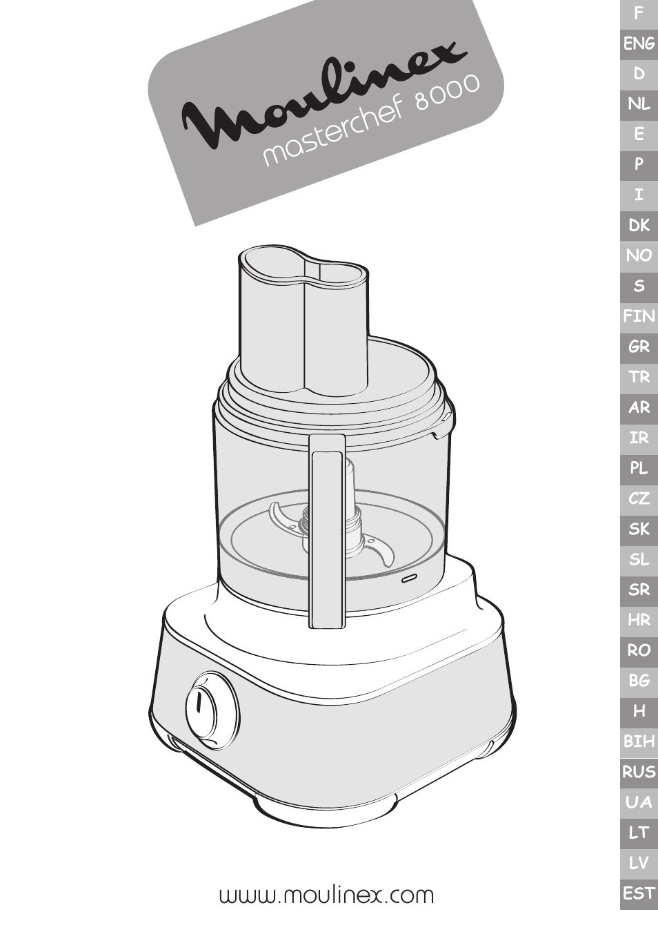 Moulinex FP 655 User Manual | 70 pages