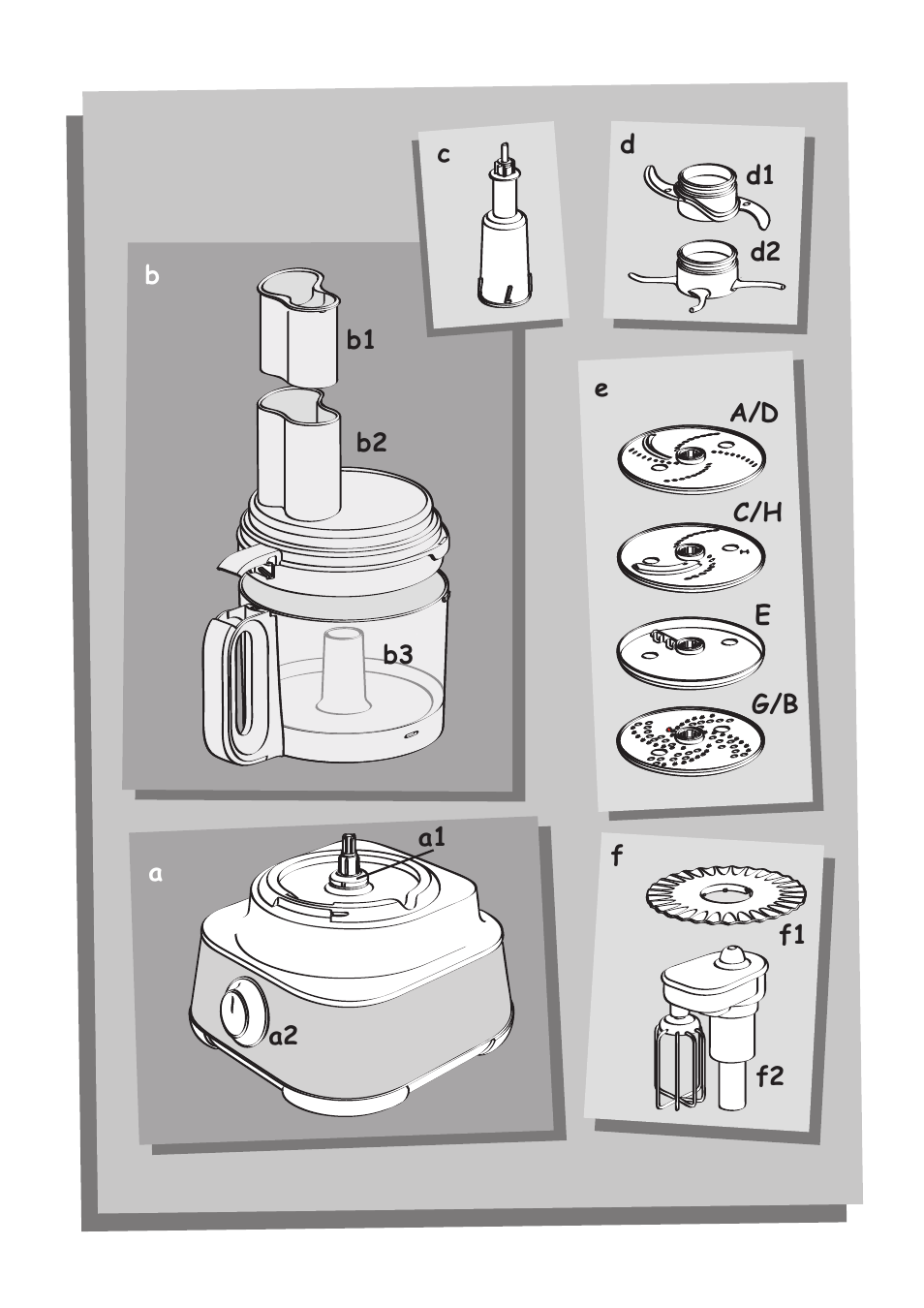 Moulinex FP 655 User Manual | Page 2 / 70