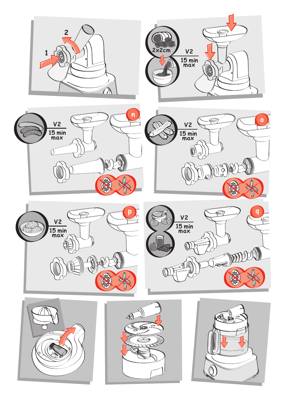 Moulinex FP 655 User Manual | Page 8 / 70