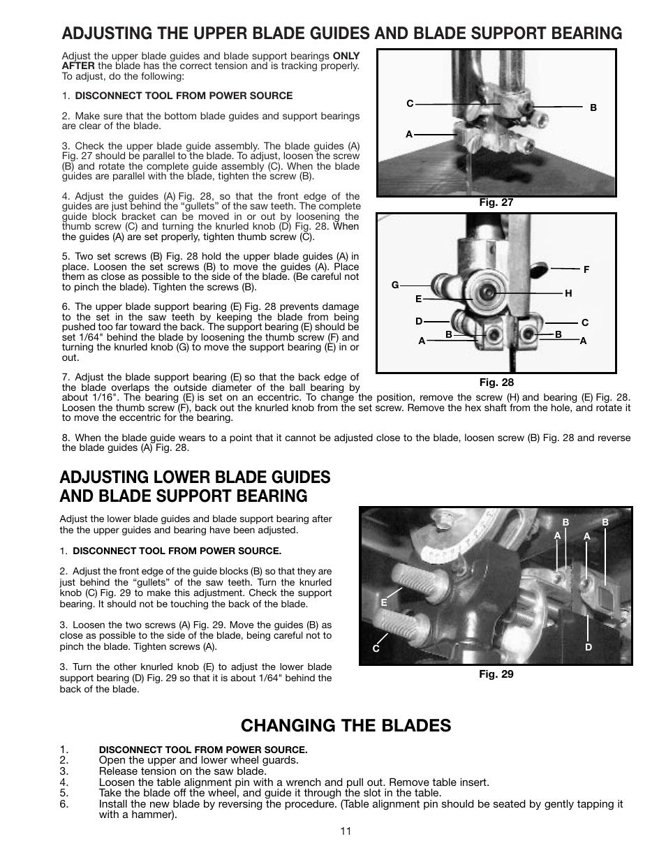 Changing the blades | Epson 28-293 User Manual | Page 11 / 16