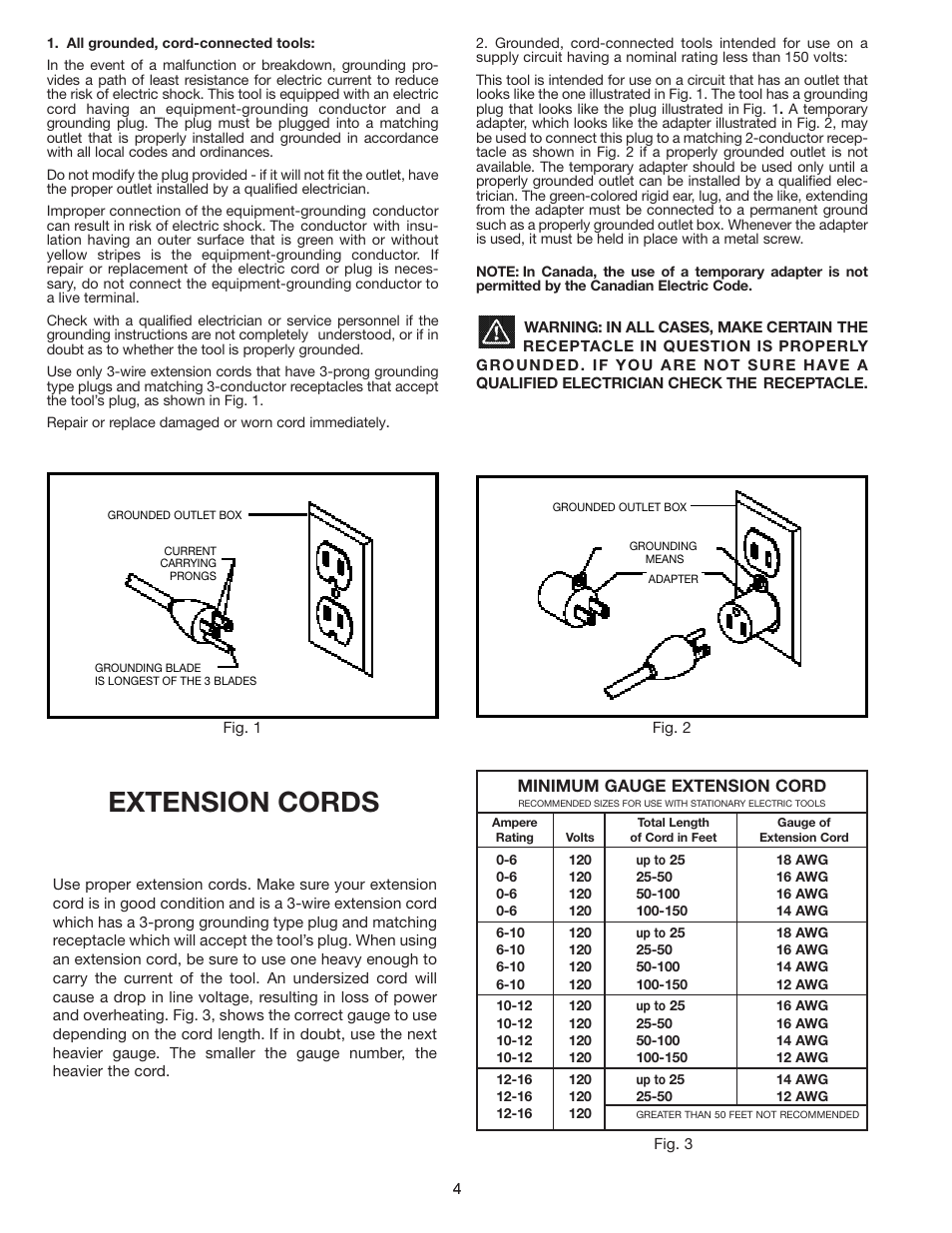 Extension cords | Epson 28-293 User Manual | Page 4 / 16