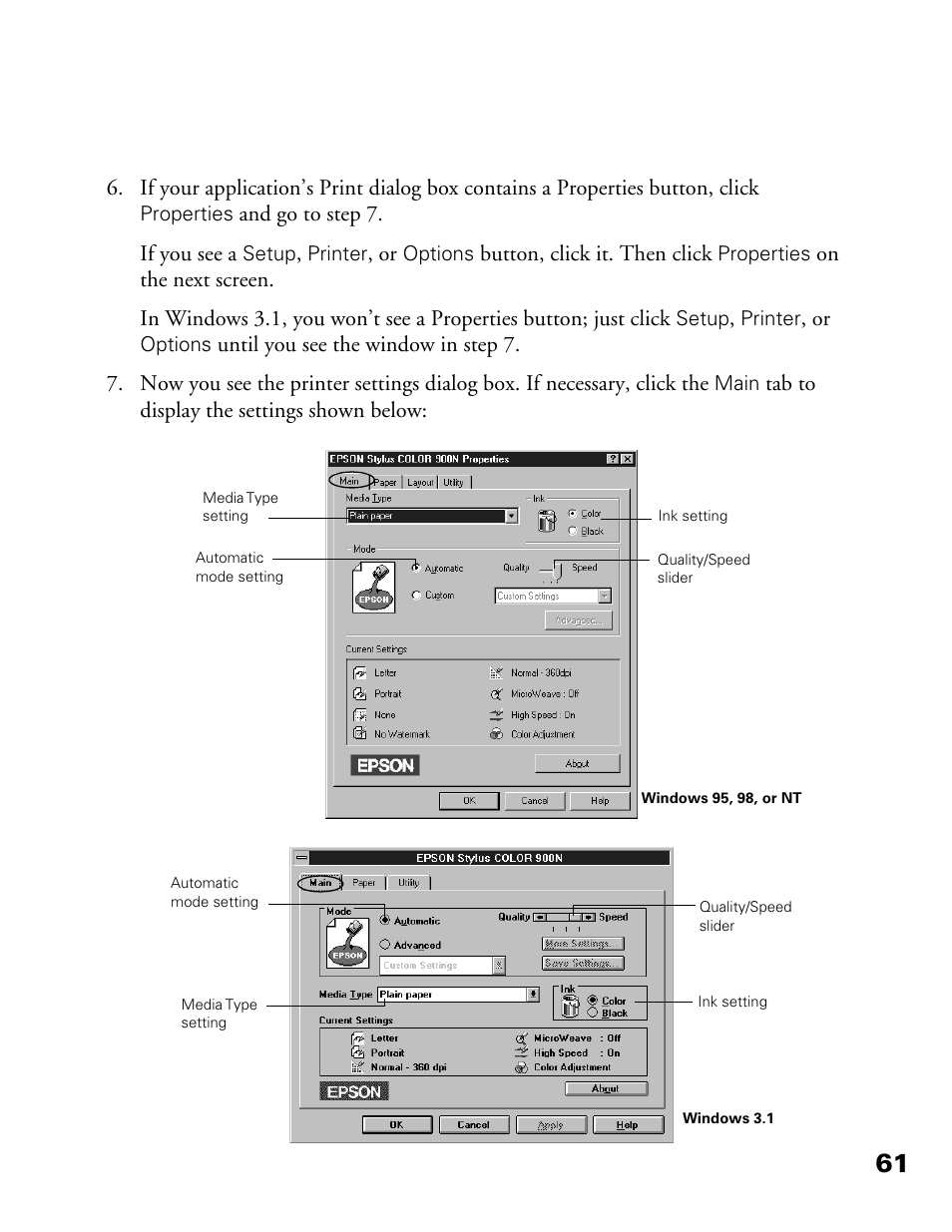 Epson 900N User Manual | Page 68 / 125