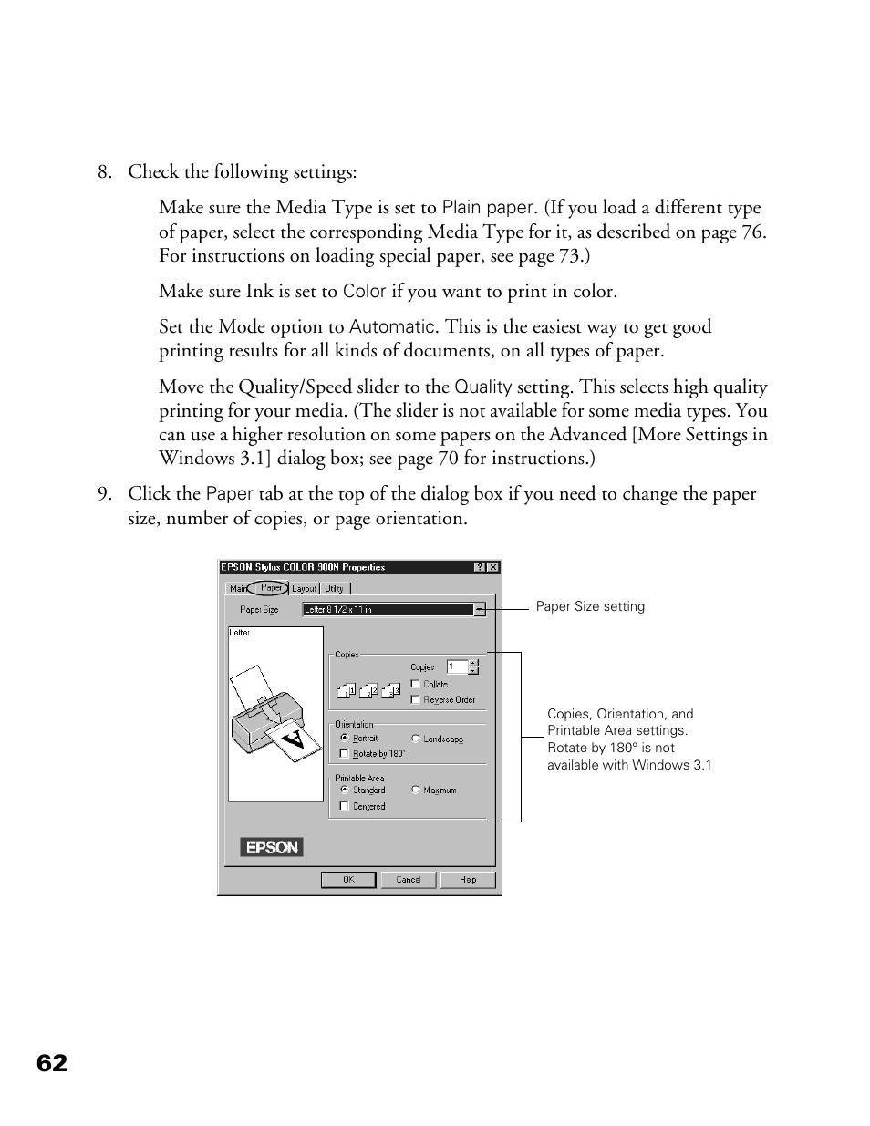 Epson 900N User Manual | Page 69 / 125