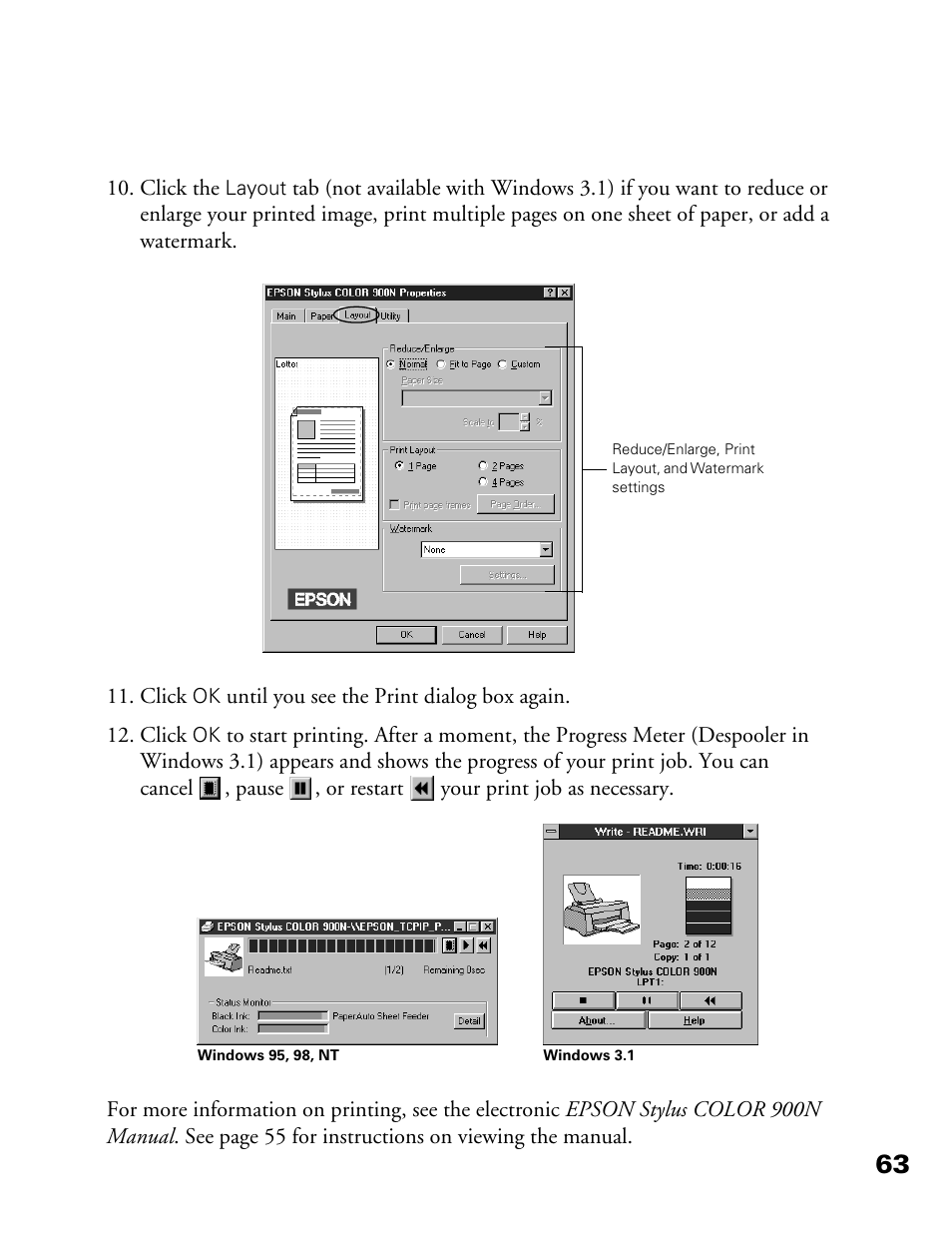 Epson 900N User Manual | Page 70 / 125