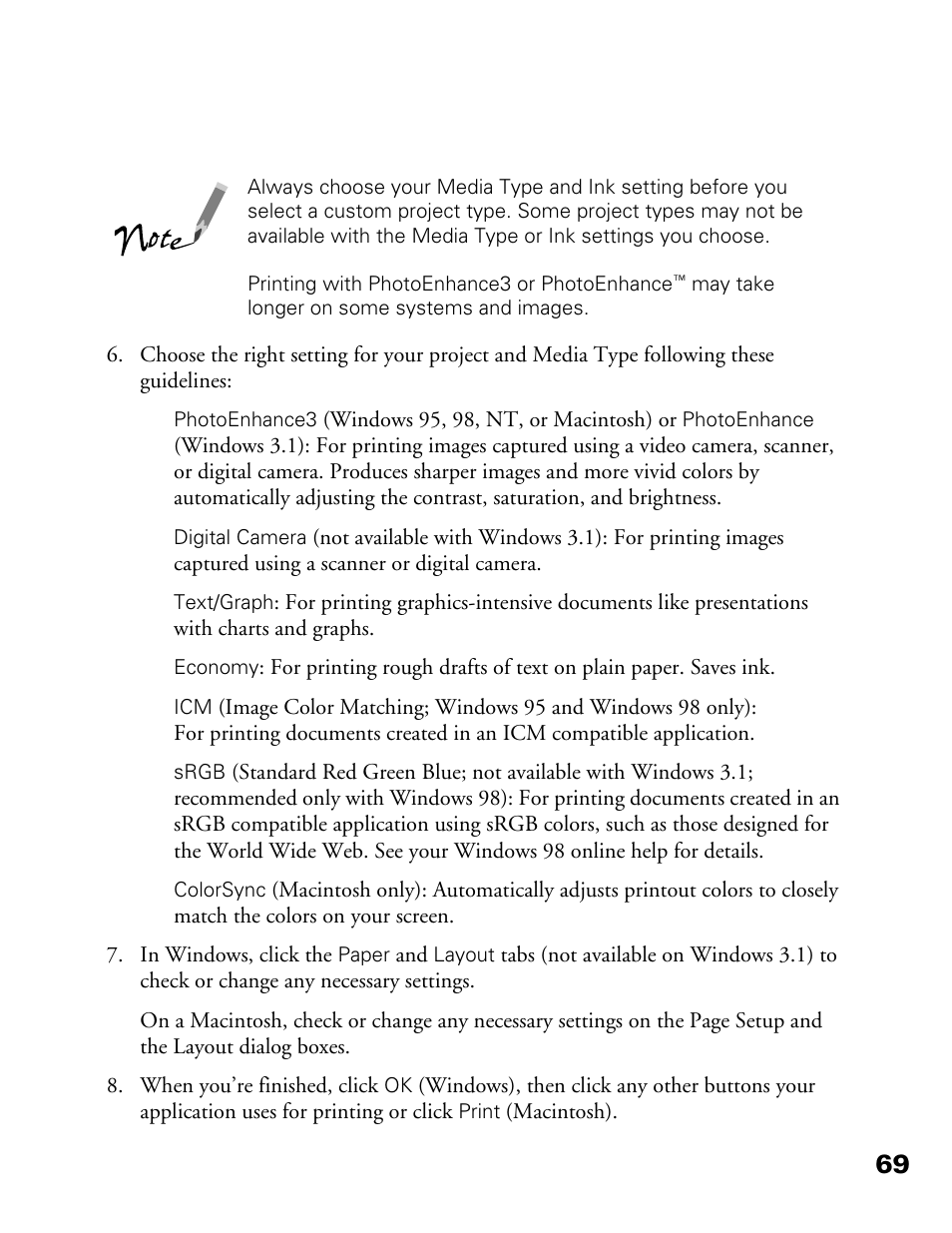 Epson 900N User Manual | Page 76 / 125