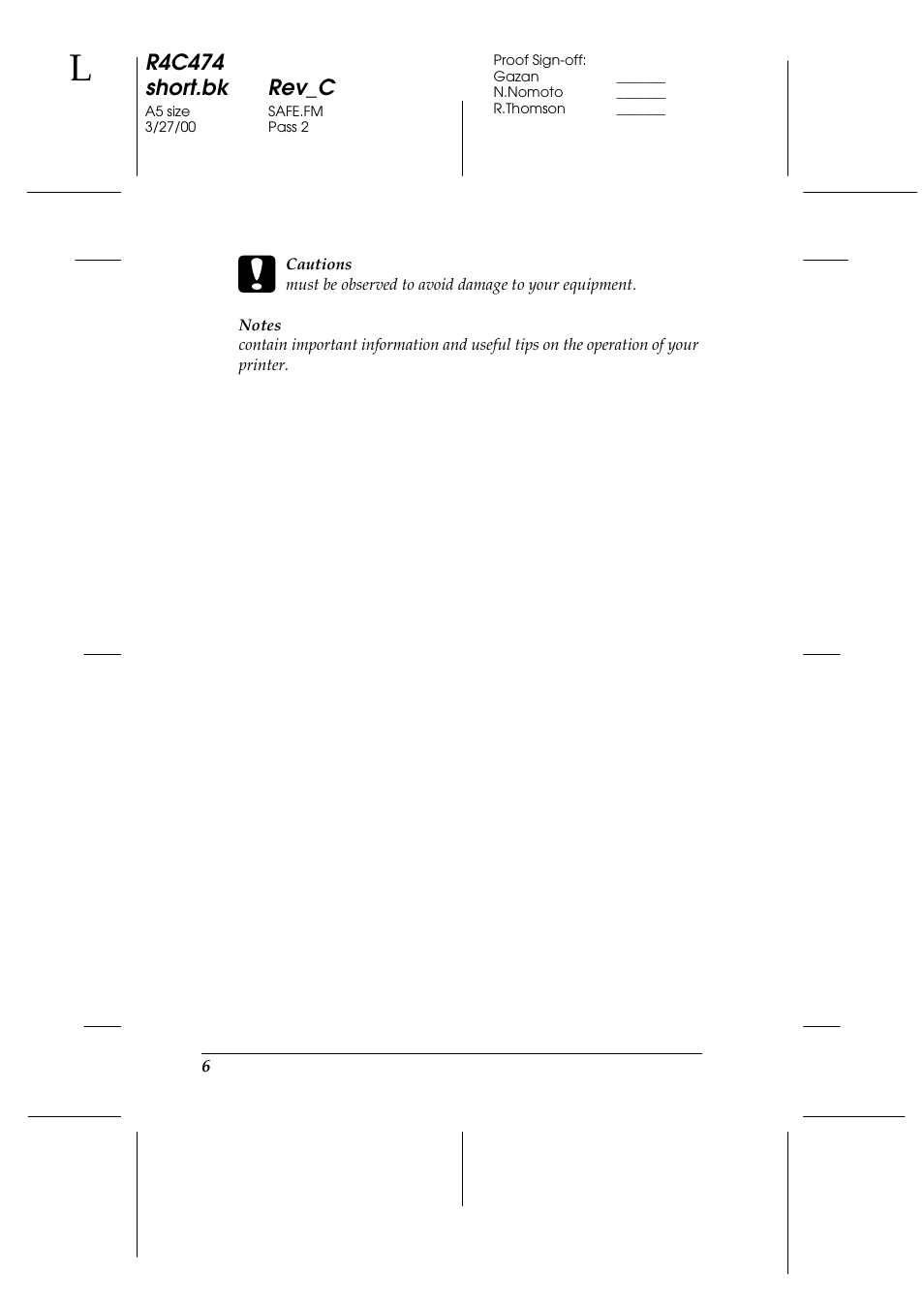 Epson XXX-00 User Manual | Page 12 / 78