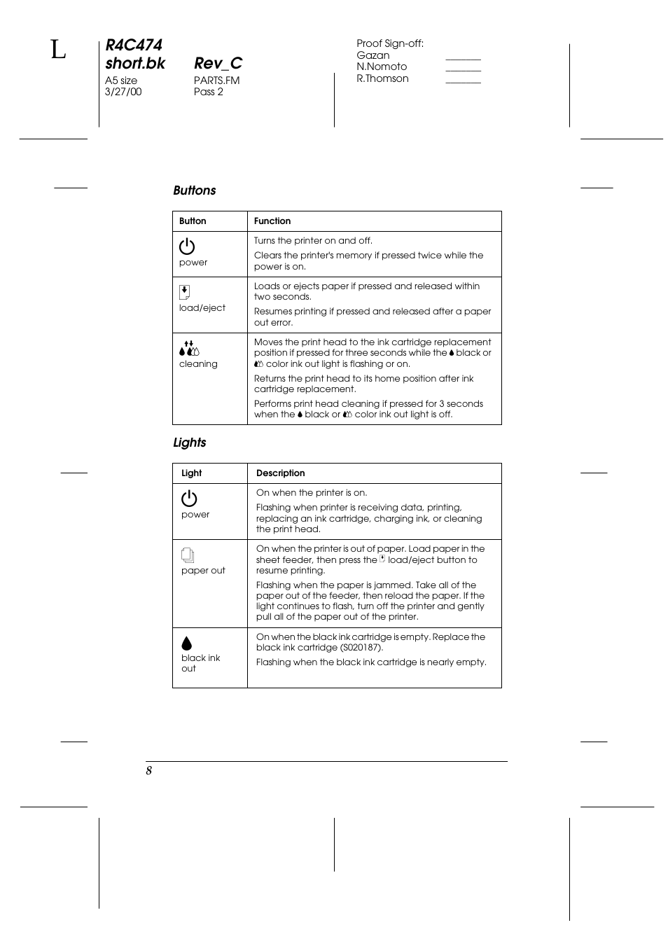 R4c474 short.bk rev_c | Epson XXX-00 User Manual | Page 14 / 78