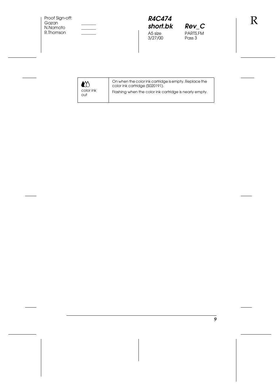 R4c474 short.bk rev_c | Epson XXX-00 User Manual | Page 15 / 78