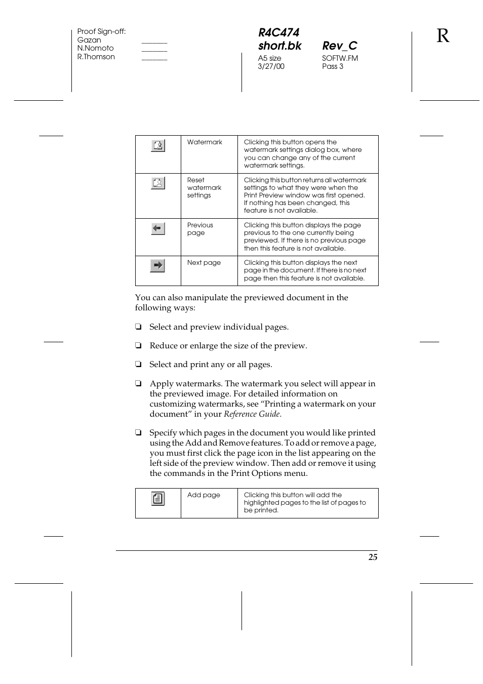 R4c474 short.bk rev_c | Epson XXX-00 User Manual | Page 31 / 78