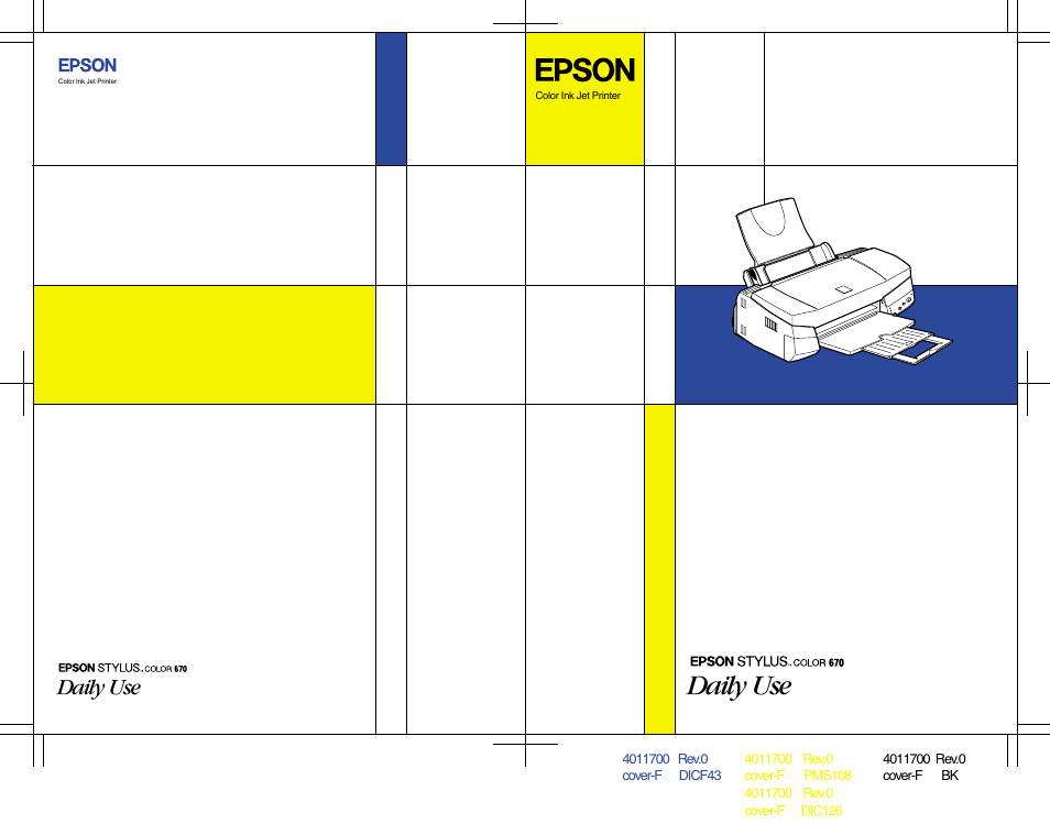 Back cover, Daily use | Epson XXX-00 User Manual | Page 78 / 78