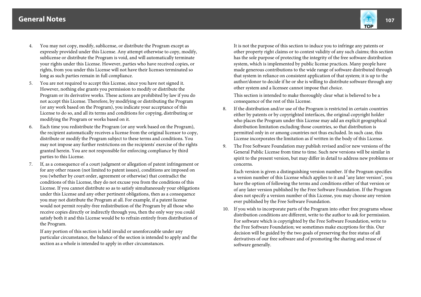 Epson EB 824 User Manual | Page 107 / 121