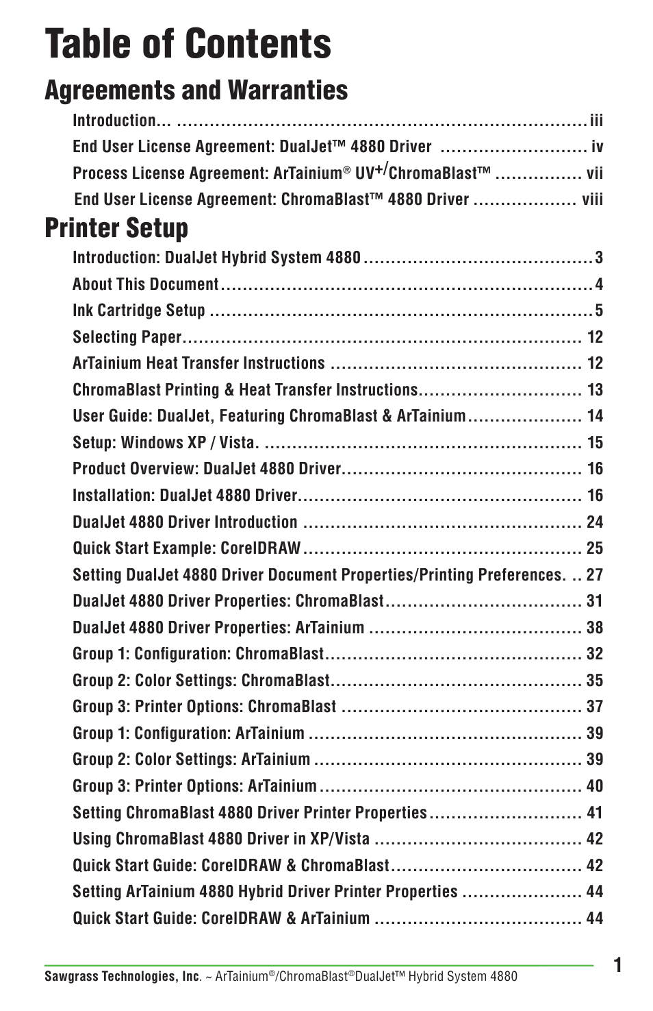 Epson DUALJET HYBRID SYSTEM PRO 4880 User Manual | Page 11 / 72
