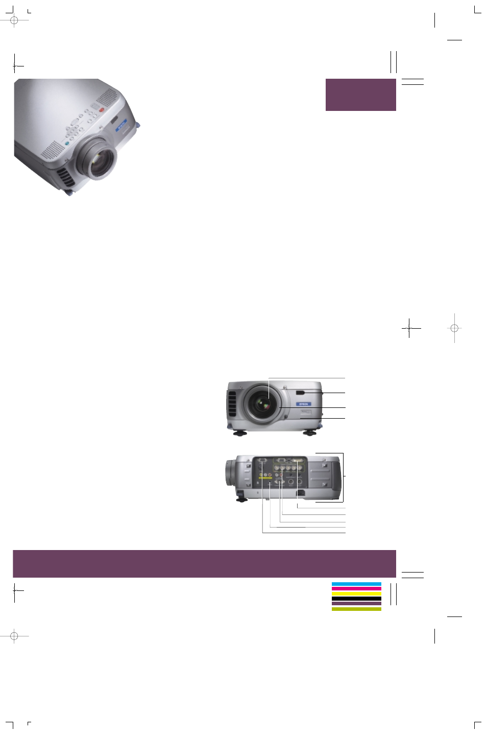 Epson 7700p User Manual | 2 pages