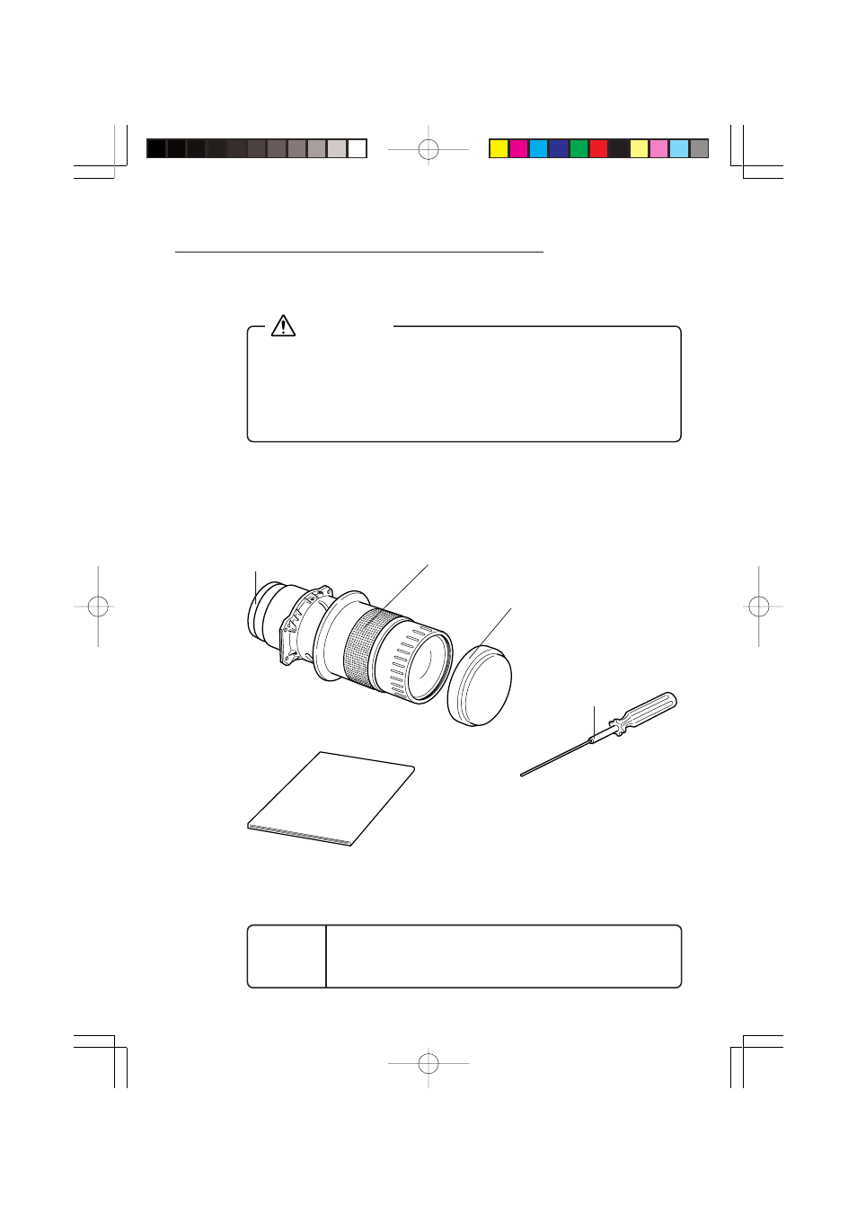 Before mounting the zoom lens, Warning, 1 safety precautions | 2 check product contents | Epson Long-Focal Length zoom lens ELPLL02 User Manual | Page 2 / 31