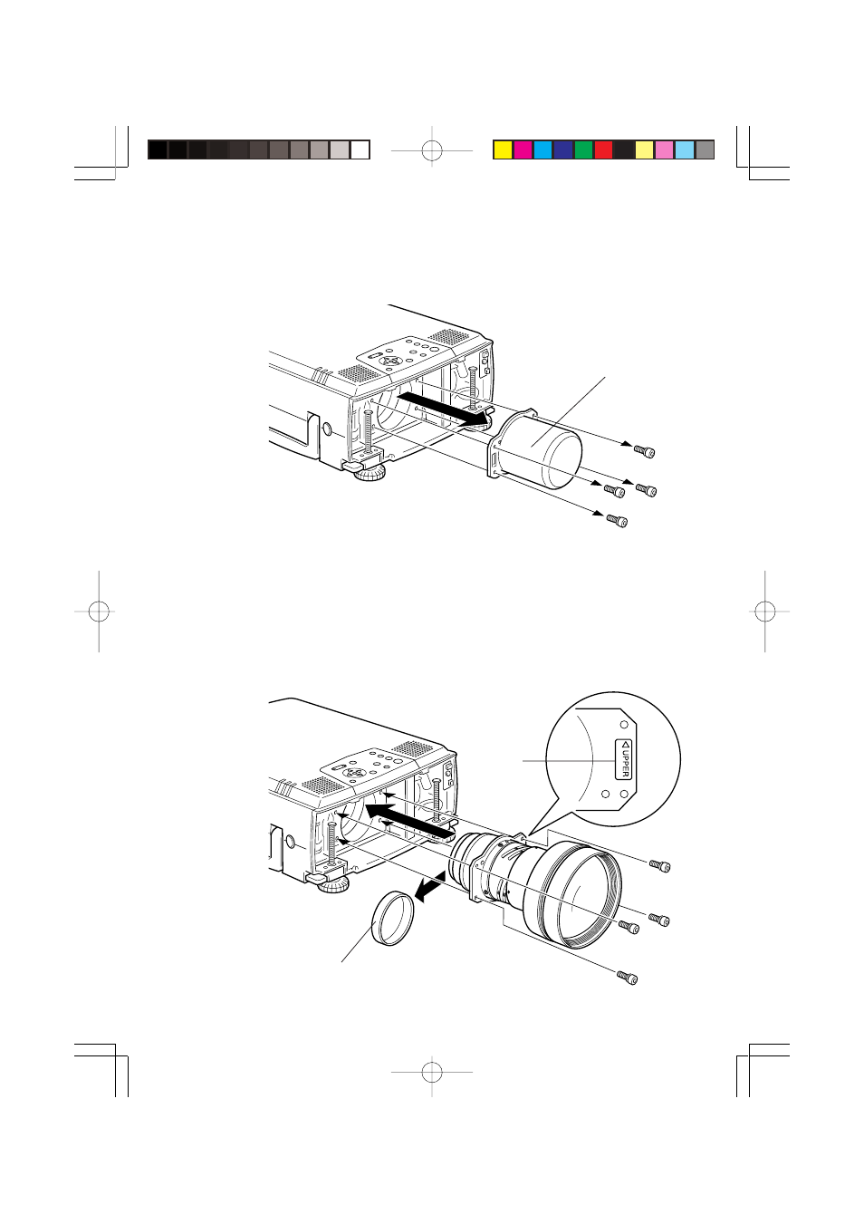 2 mounting the zoom lens | Epson Long-Focal Length zoom lens ELPLL02 User Manual | Page 29 / 31