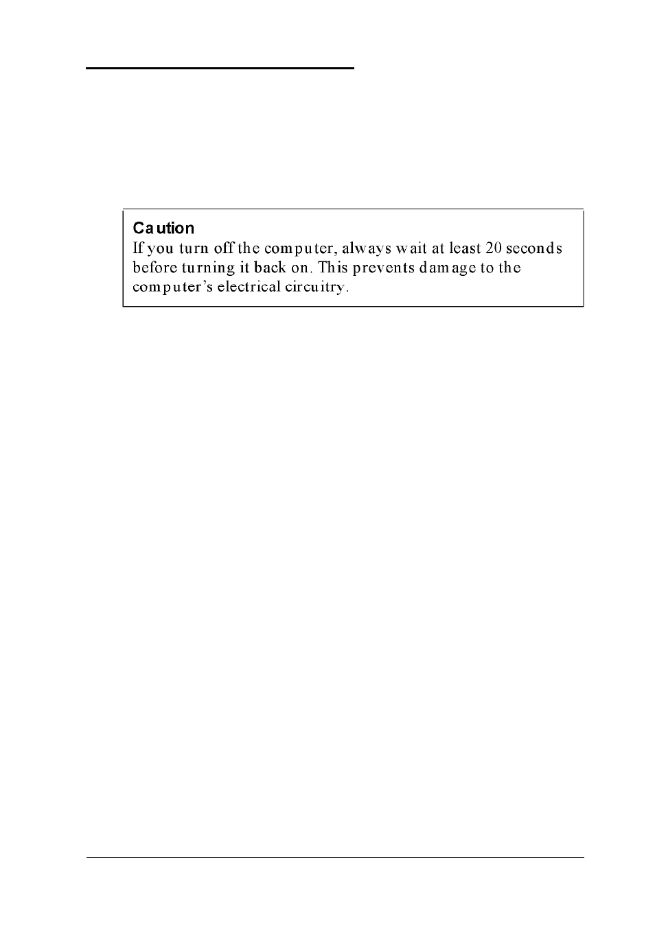 The computer will not start | Epson EL 486UC User Manual | Page 101 / 135