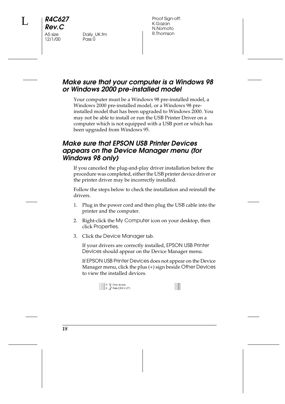 R4c627 rev.c | Epson 580 User Manual | Page 19 / 26