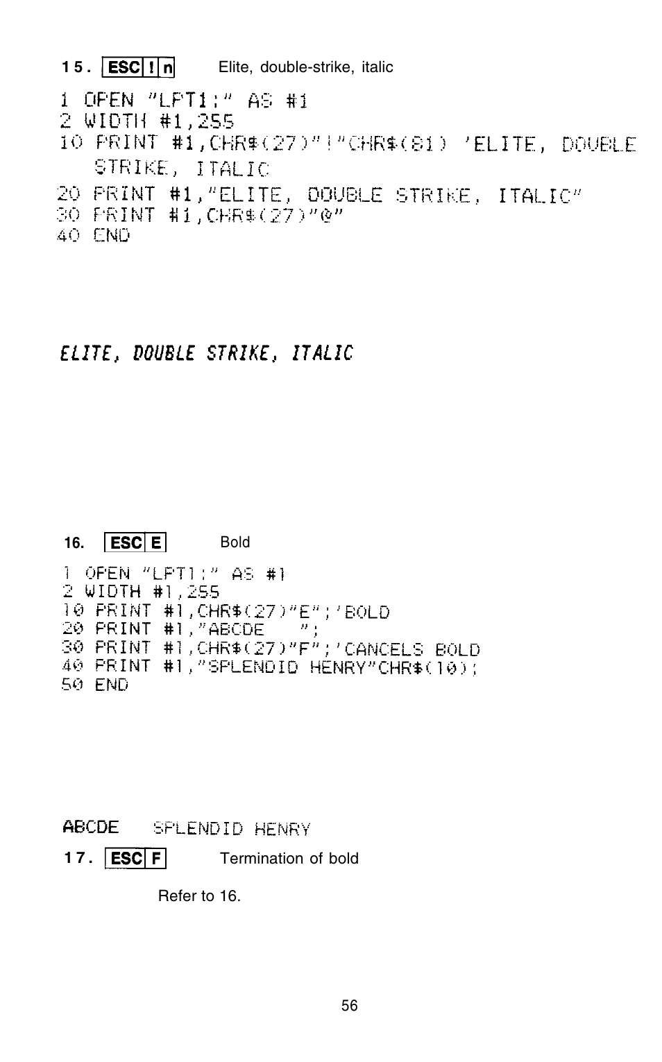Epson 420i User Manual | Page 62 / 85