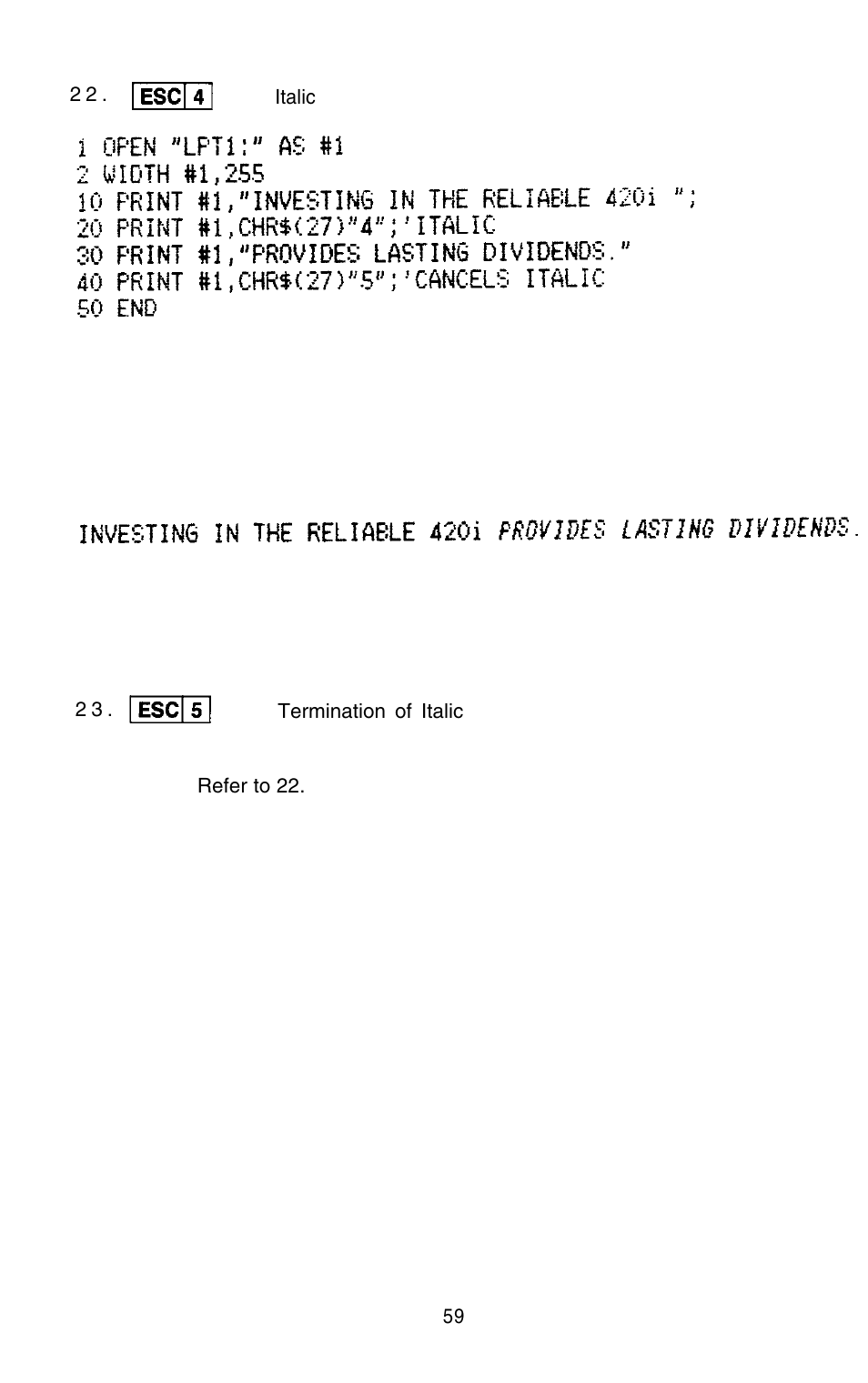 Epson 420i User Manual | Page 65 / 85
