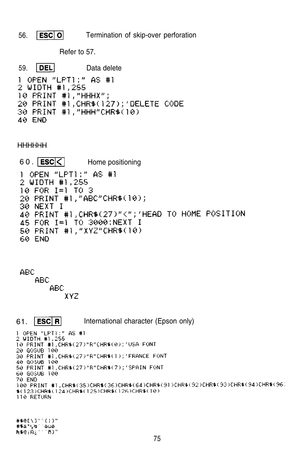 Epson 420i User Manual | Page 81 / 85