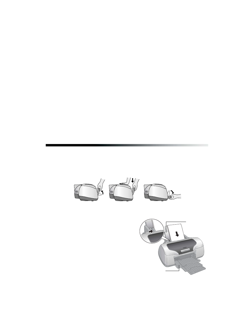 Loading paper, Loading paper in the sheet feeder | Epson R800 User Manual | Page 13 / 116