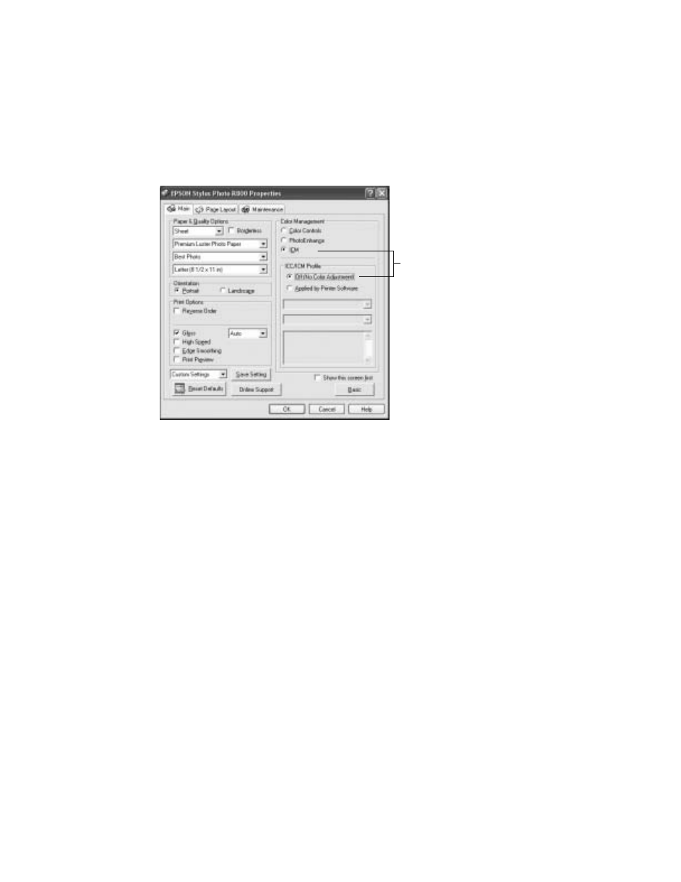 Creating a custom profile | Epson R800 User Manual | Page 60 / 116