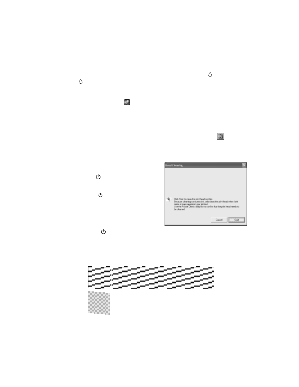 Running the head cleaning utility | Epson R800 User Manual | Page 79 / 116