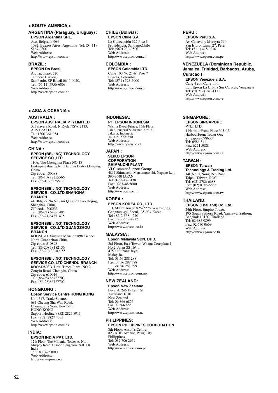 Epson DREAMIO EH-DM3 User Manual | Page 84 / 85