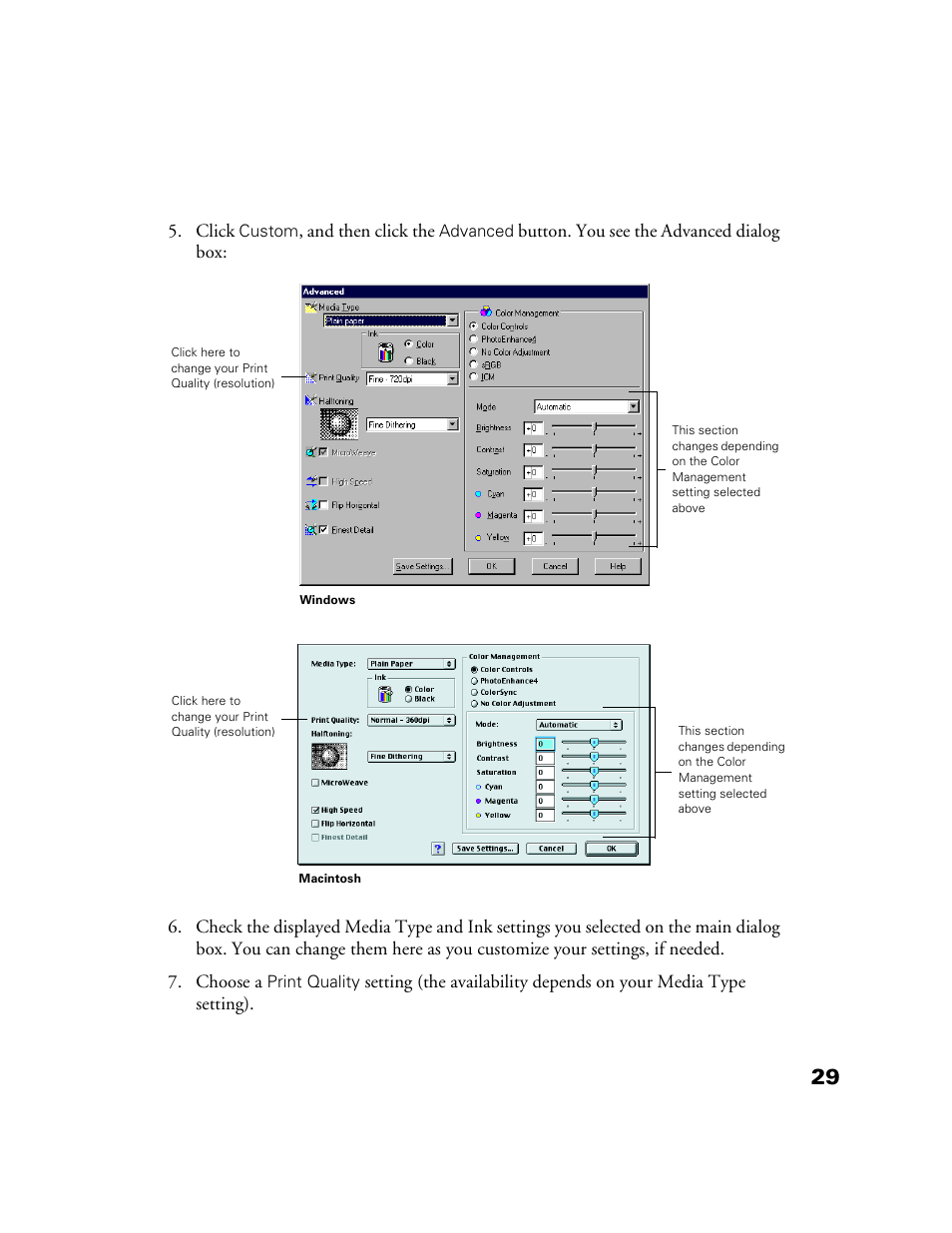 Epson Stylus Color 760/860 User Manual | Page 35 / 74