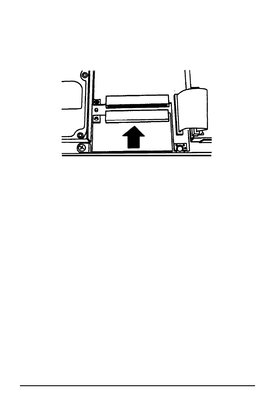 Tighten the screw on the left side of the module | Epson 500 Series User Manual | Page 59 / 121