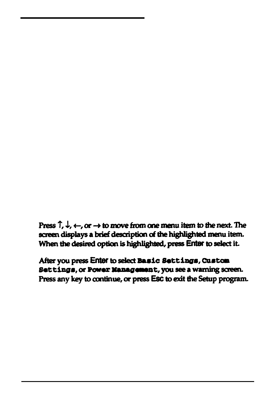 Starting the setup program, 2 running setup, Press <delete> if you want to run setup | Program, you will be prompted to enter it now | Epson 500 Series User Manual | Page 65 / 121