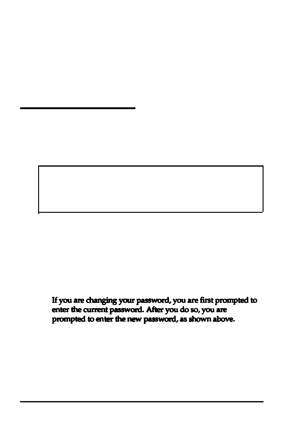 Changing the password, Specify the password, Settings screen, you use the change text | 8 running setup | Epson 500 Series User Manual | Page 71 / 121