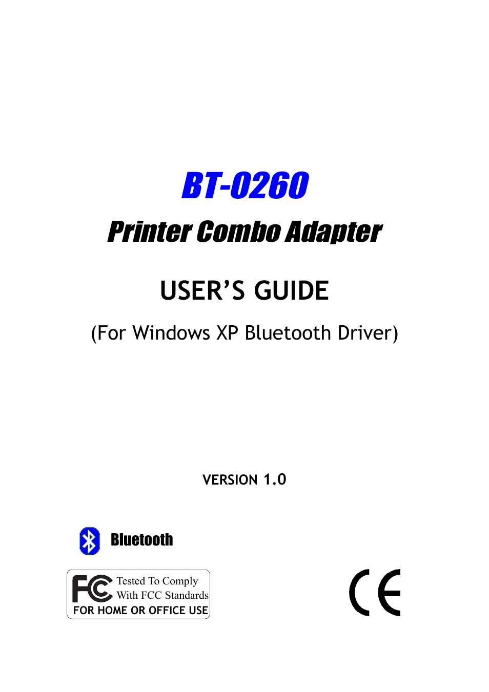 Epson BT-0260 User Manual | 36 pages