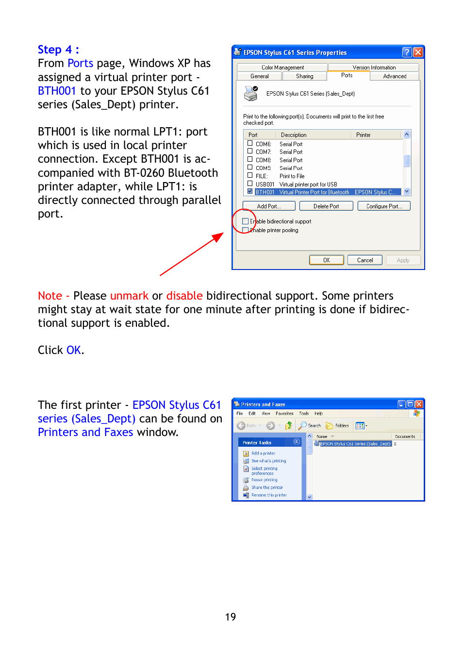 Epson BT-0260 User Manual | Page 22 / 36