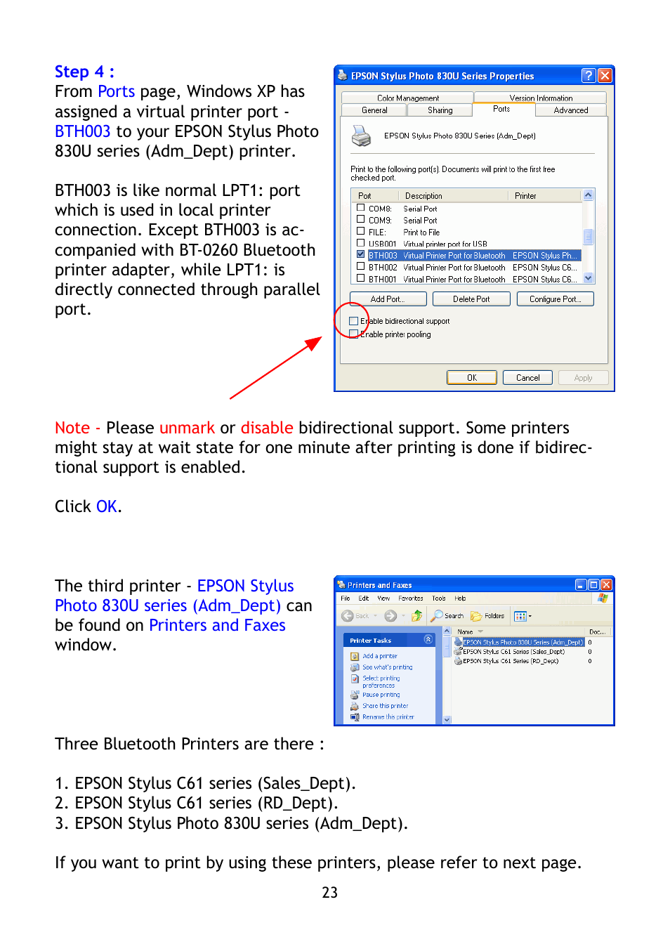 Epson BT-0260 User Manual | Page 26 / 36