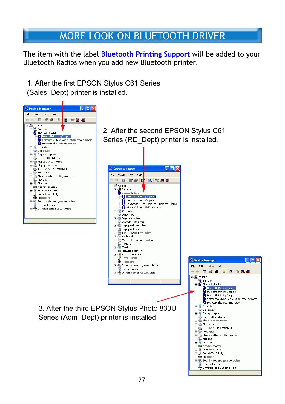 More look on bluetooth driver | Epson BT-0260 User Manual | Page 30 / 36