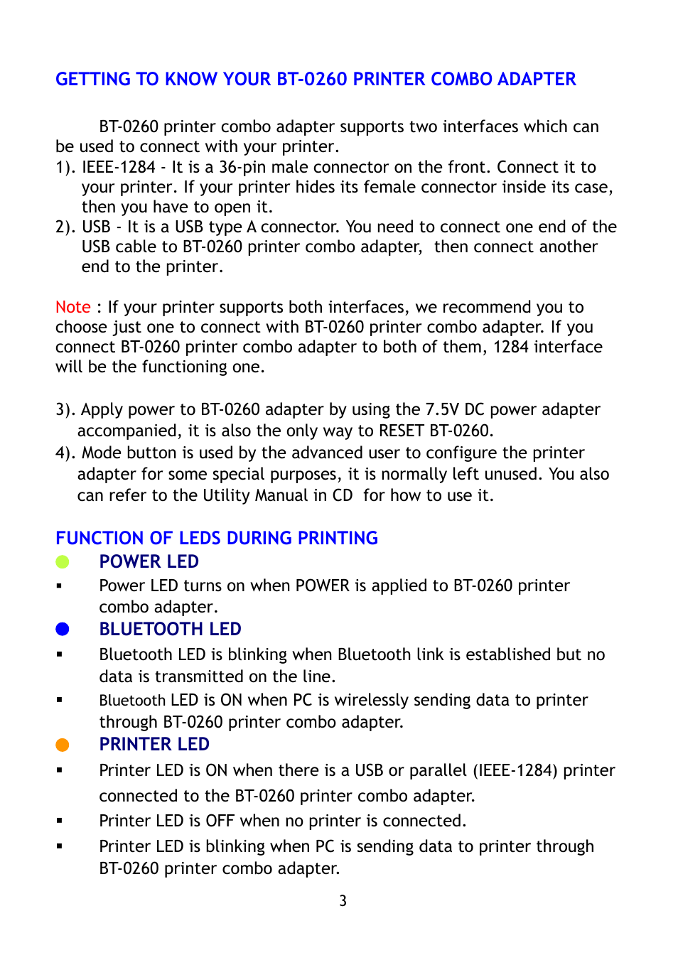 Epson BT-0260 User Manual | Page 6 / 36