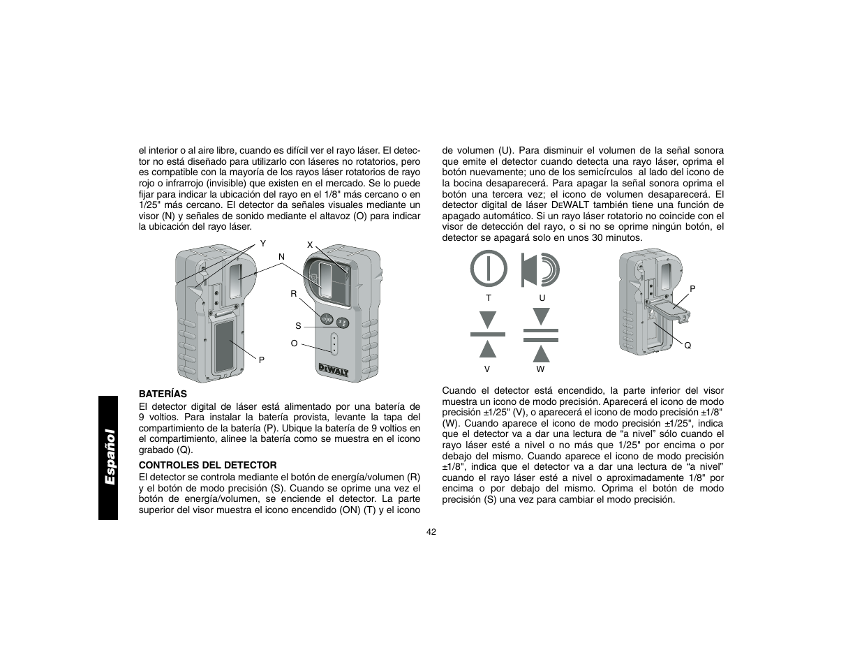 Español | Epson DW076 User Manual | Page 44 / 52