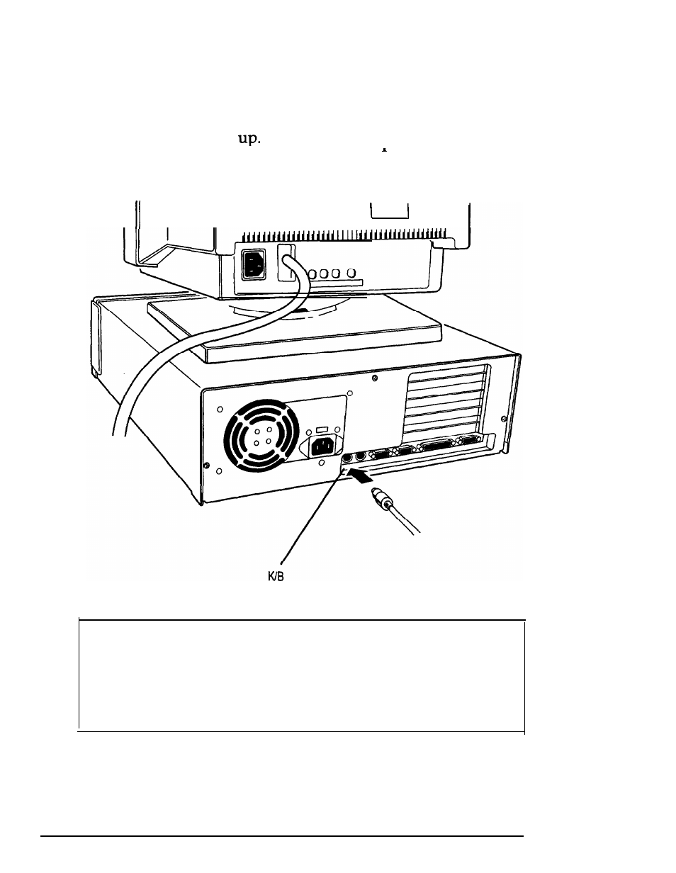 Connecting the keyboard | Epson 7500 User Manual | Page 21 / 58