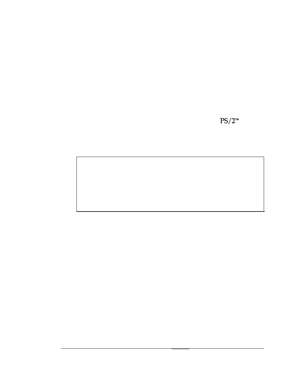 Connecting the mouse | Epson 7500 User Manual | Page 22 / 58