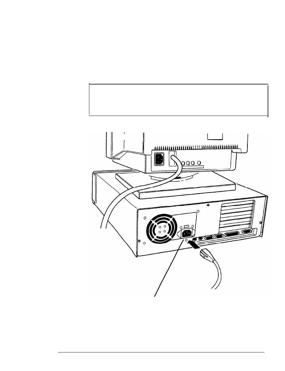 Connecting the power cord | Epson 7500 User Manual | Page 24 / 58