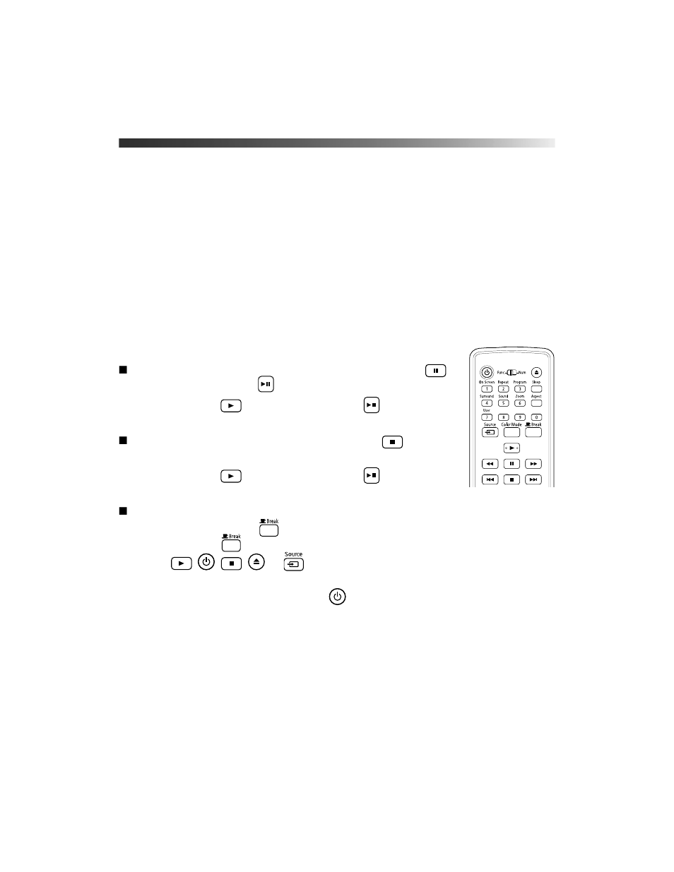 Controlling playback, Pausing | Epson 85HD User Manual | Page 28 / 80