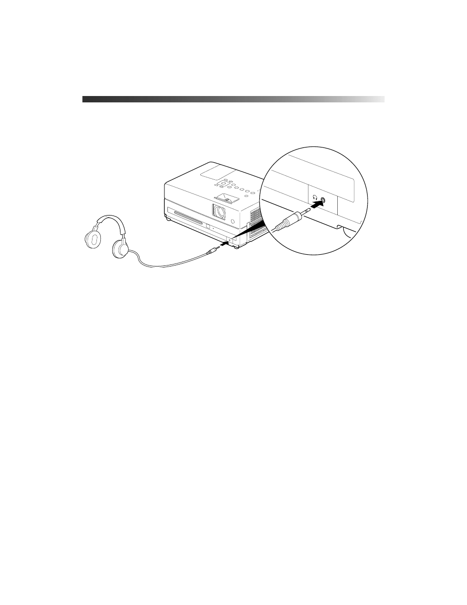 Listening with headphones | Epson 85HD User Manual | Page 32 / 80